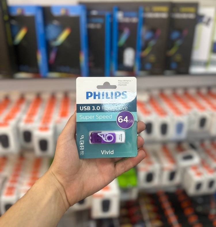 فلش مموری فیلیپس مدل Vivid ظرفیت 64 گیگابایت USB 3.0
