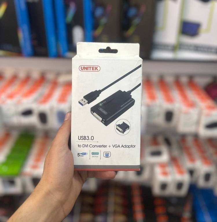 مبدل USB3.0 به Display Port یونیتک مدل Y-3703
