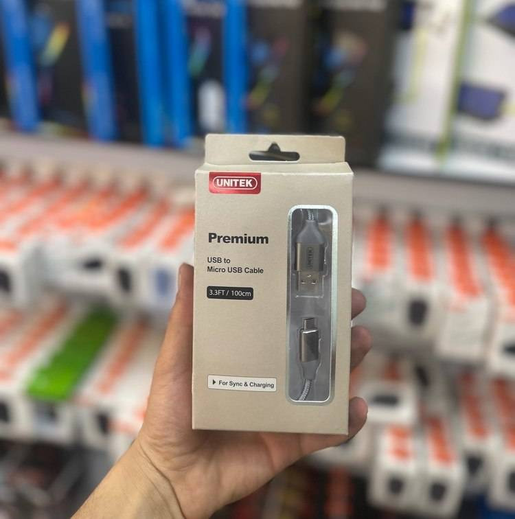 کابل usb به microusb یونیتک