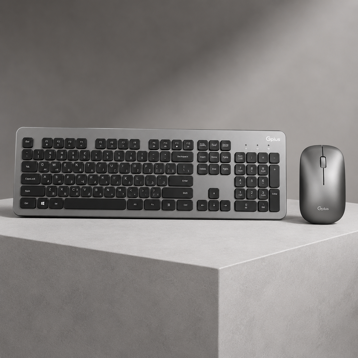 کیبورد و ماوس بی سیم جی پلاس مدل GMK-C360D