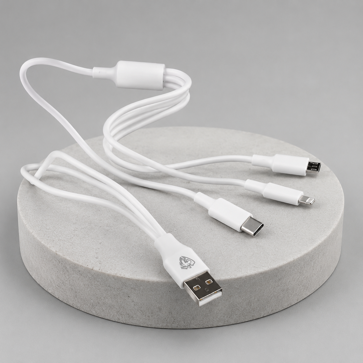 کابل تبدیل USB / USB-C به لایتنینگ/microUSB/USB-C لنیز مدل LC945 طول 1.2 متر