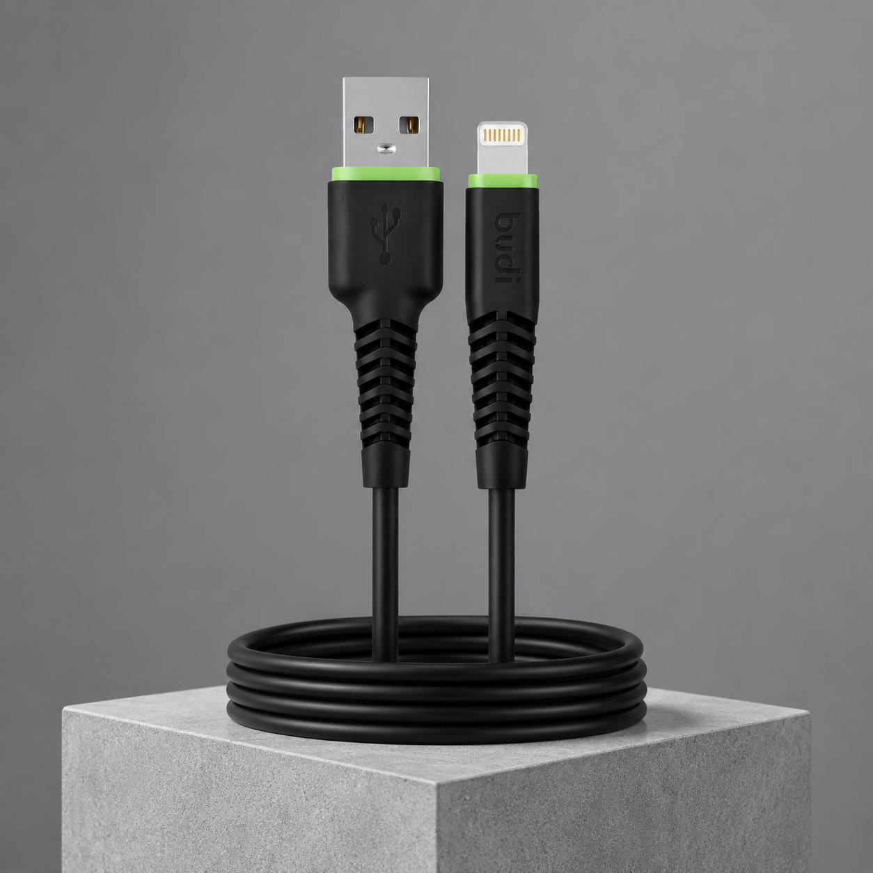 کابل USB به لایتنینگ بودی مدل M8J150L طول 3 متر