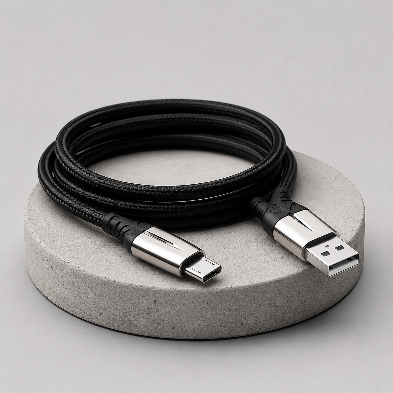 کابل تبدیل USB به MicroUSB پاوریال مدل DC-128 طول یک متر