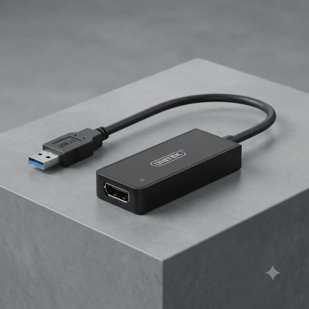 مبدل USB3.0 به Display Port یونیتک مدل Y-3703