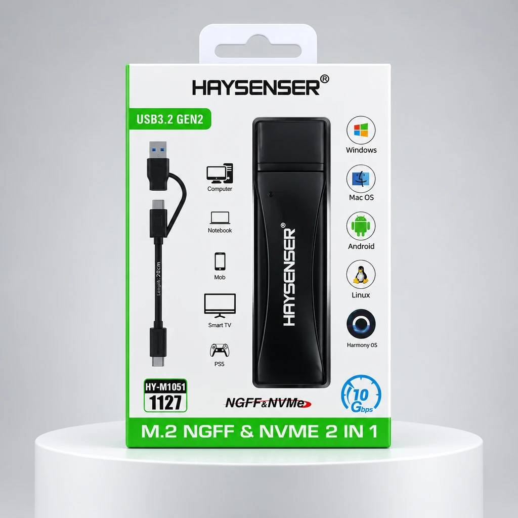 باکس هارد M.2 NVME+NGF هایسنسر مدل HY-M1051