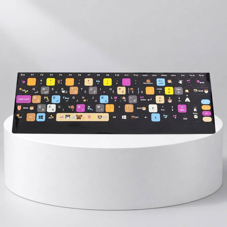 برچسب حروف فارسی کیبورد کد 22